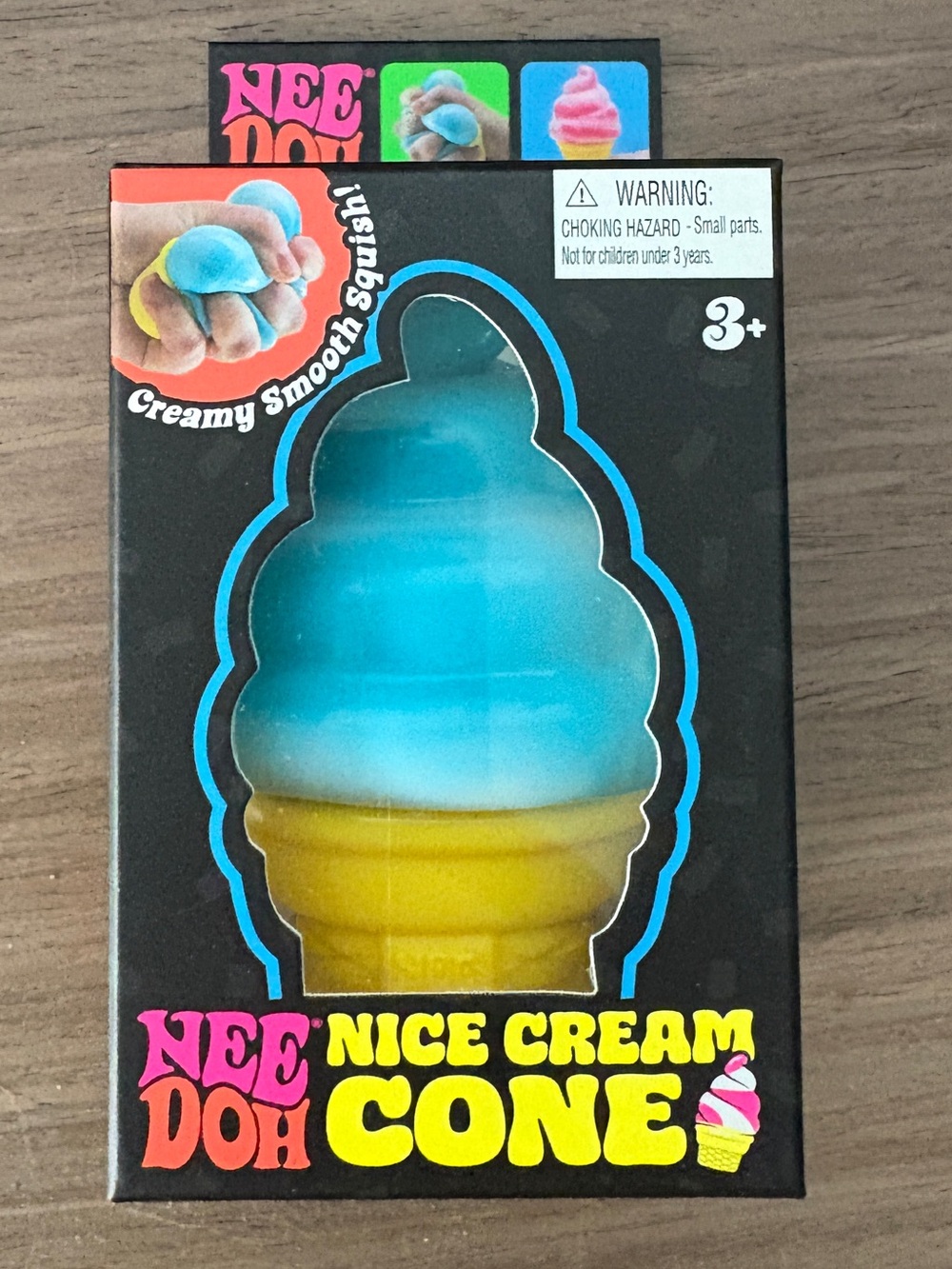 New doh nice Cream Cone Squishy Toy - Blue & Yellow